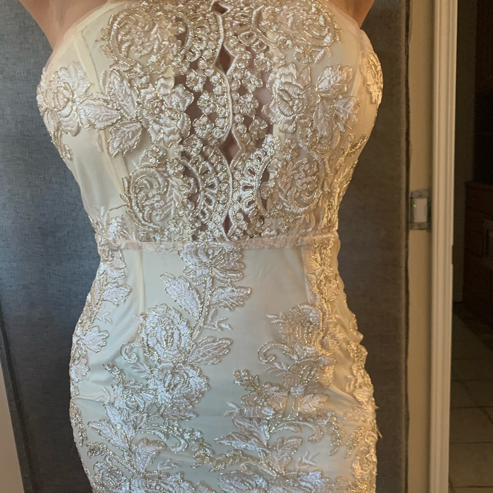 Gold dress